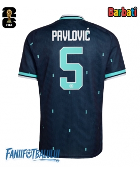 Germania Aleksandar Pavlovic #5 Tricou Fotbal Replică Mondial 2026 Barbati Deplasare